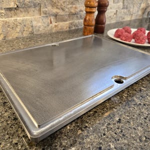 Flat Top Carbon Steel Grill Plate - Griddle Plate - Sear Plate - Grill Insert - Camp Chef Sear Box. Perfect for Smash Burgers!