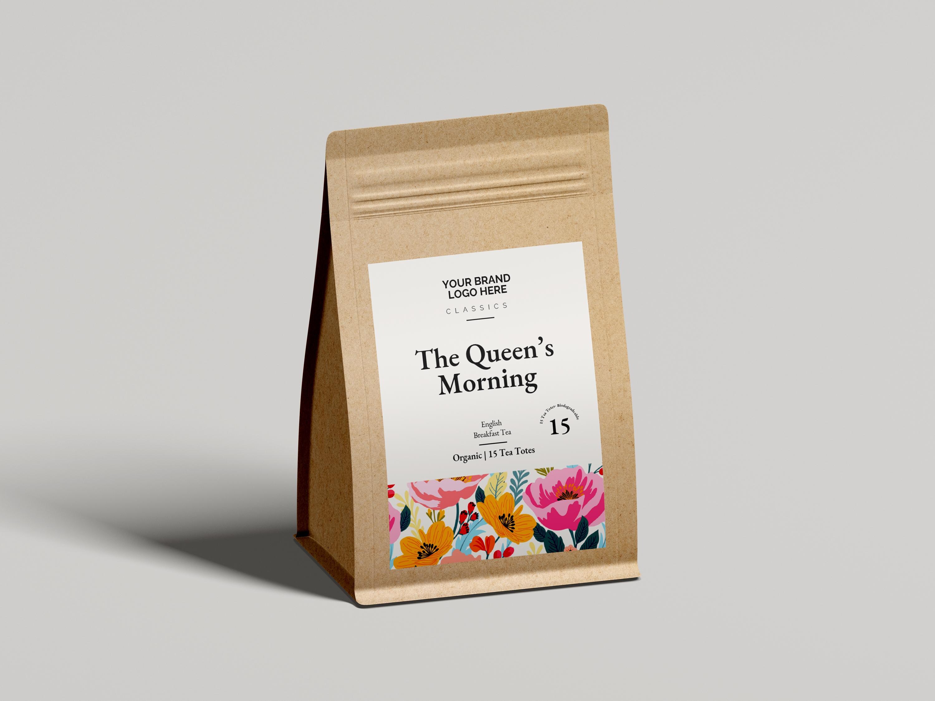 Tea Blend Labels Examples Luxury Minimal Tea Label Template | 2 Blend Label Design | Editable ...