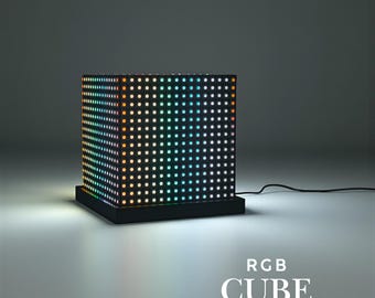 Lámpara LED con 1280 LED - Cubo de luz RGB - Iluminación ambiental para entornos gaming
