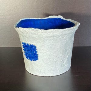 bowl, paper mache pocket emptier