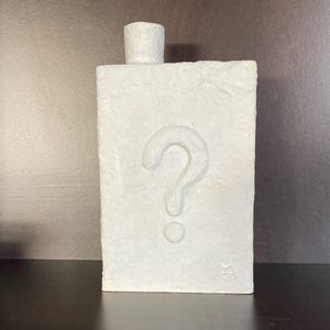 papier-mâché vase