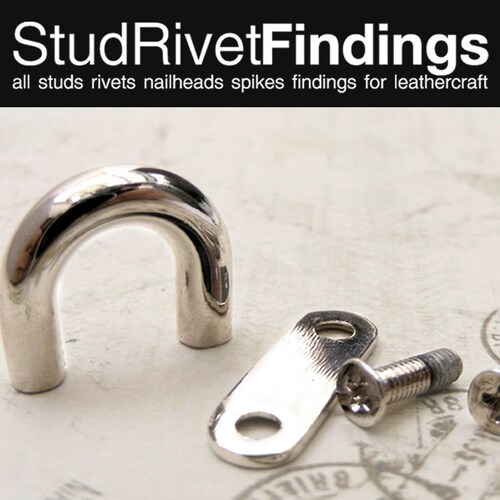 4pcs 10mm Zinc SCREW BACK Dring FOB Purse Hardware Finding Etsy