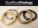 4pcs Mix Size High Quality ZINC alloy Buckle O-Ring Gag Leather Craft Purse Ring 