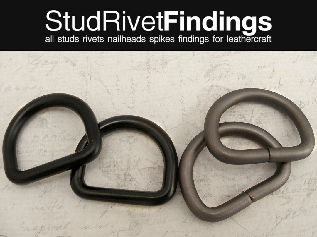 10pcs MATTE Black/grey ZINC Dring Purse Hardware Finding for Purse