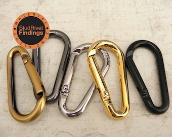 4pcs Carabiner Snap Hook Paracord Camping Keychain Accessories Push Gate Clips / High Quality