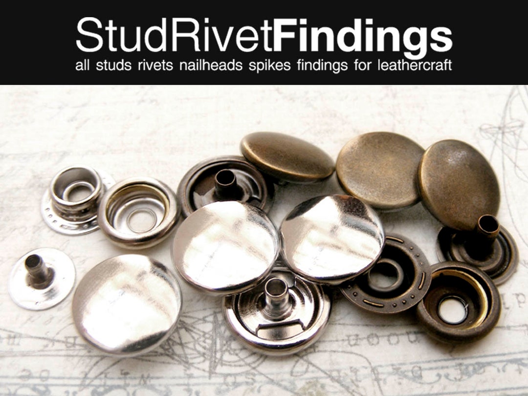 50100sets 12mm 15mm SNAPS Fasteners Press Stud Poppers Ring Etsy