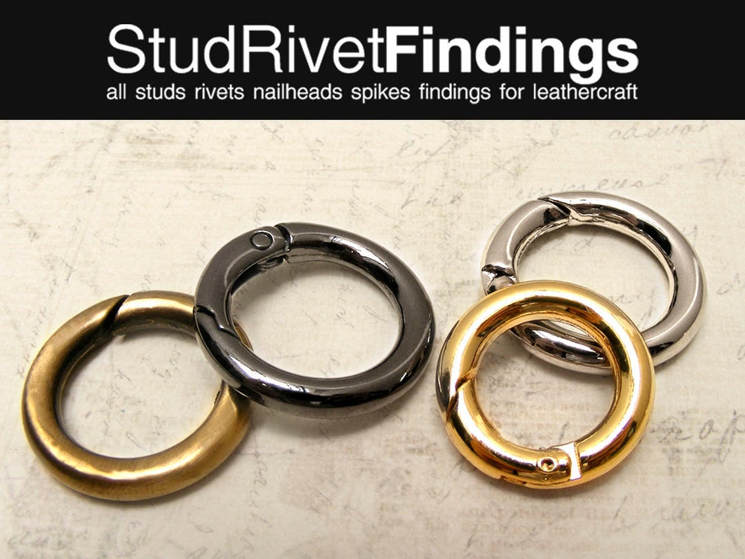 4pcs Small Sizes O-rings Openable Spring Ring Snap Clip - Etsy