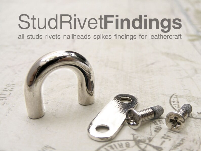 4pcs 10mm ZINC SCREW BACK Dring Purse Hardware Finding for Etsy