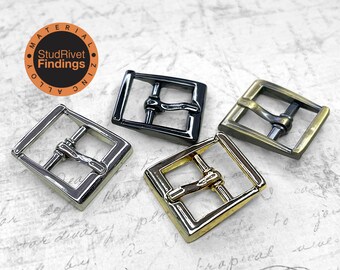 8pcs 13mm, 1/2" (inside) Trapezoid Belt Buckle for Dog Collar, Leather Bag, Purse strap, Leather belt, Watch Strap, Leather Craft