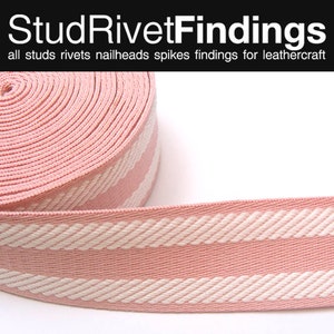 30mm Cotton Canvas Webbing - 5532 - Baby Pink – Sewing Wholesale