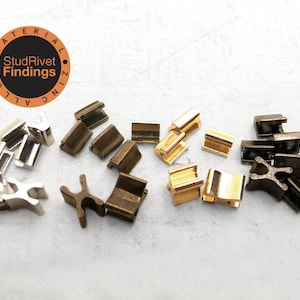20 sets of ZINC ALLOY zipper stopper (top and bottom)