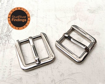 4pcs 20mm, 25/32"(inside) ZINC Alloy purse belt buckles with single prong for straps