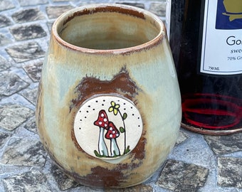 Tumbler/Wine Cup: Mushroom