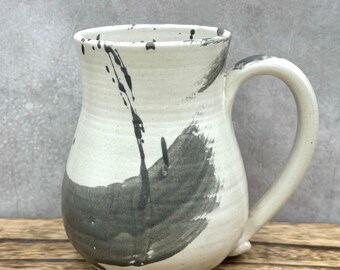 Splashy Steel Grey Mug