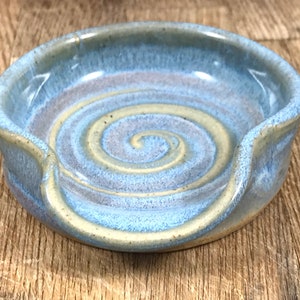 Mini Tea Spoon Rest in Opal Blue image 8