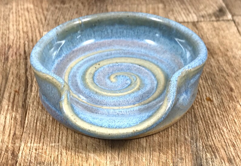 Mini Tea Spoon Rest in Opal Blue image 8