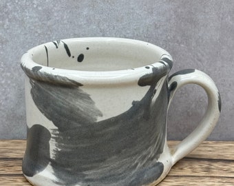 Small Mug in Splashy Steel Grey