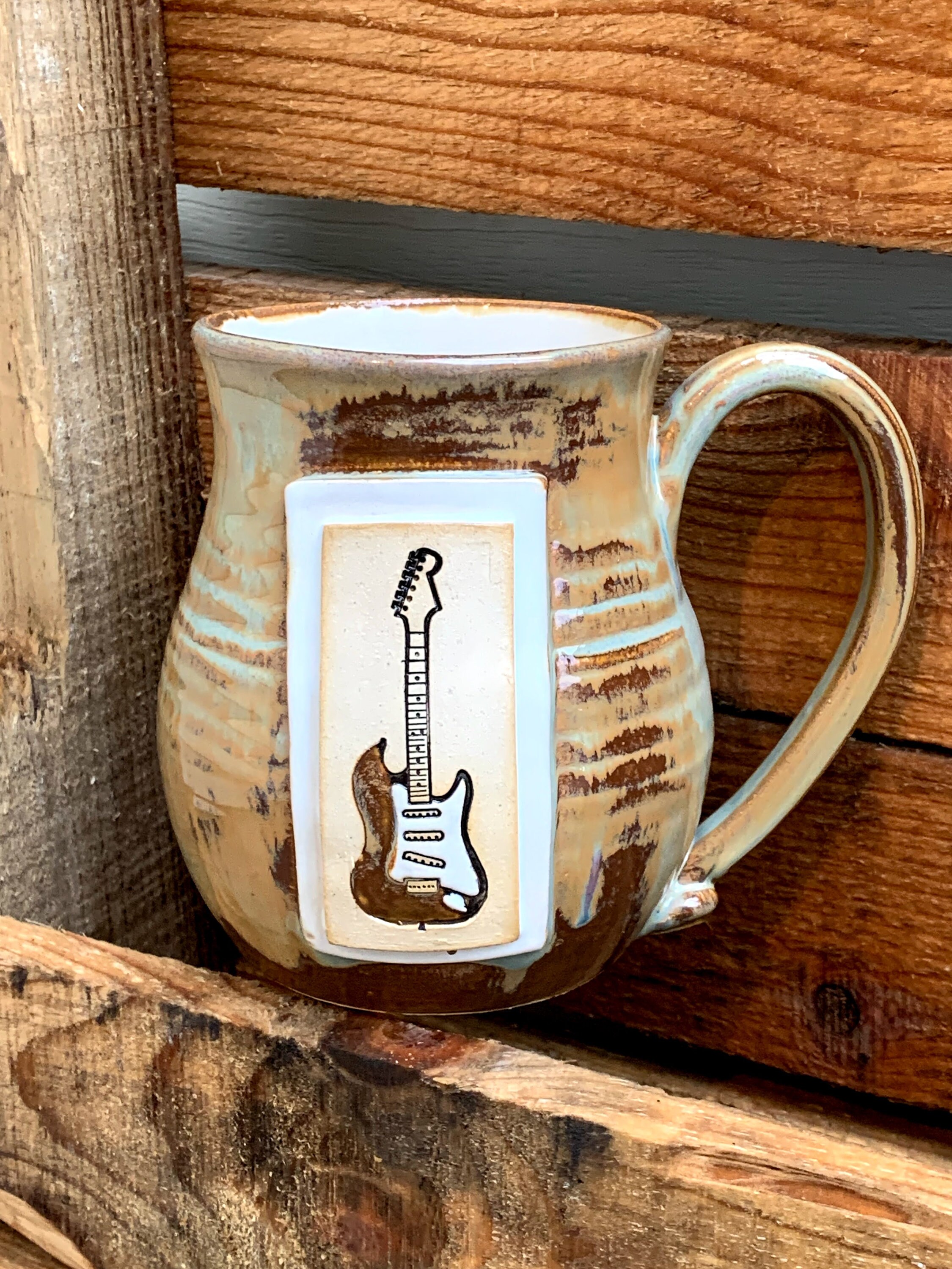 Electric Guitar Mug Etsy