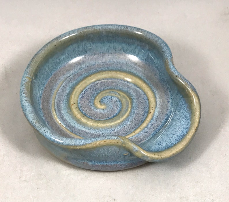 Mini Tea Spoon Rest in Opal Blue image 7