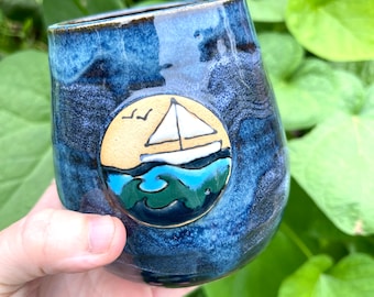 Tumbler/Wine Cup: Sailing