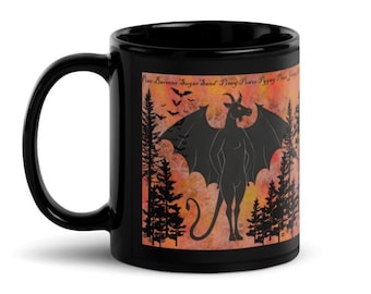 Jersey Devil Pine Barrens Mug | Black | Folklore | Pinelands | New Jersey