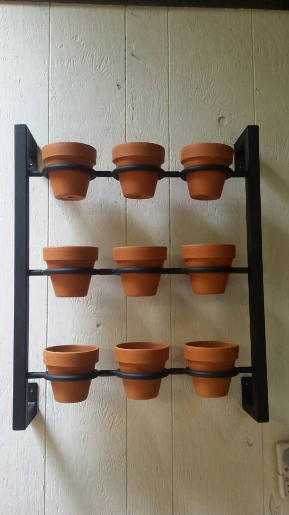 Hanging planter, indoor/outdoor herb garden, Hanging herb garden, fixer