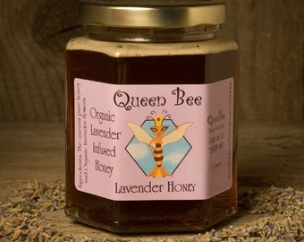 Lavender infused honey