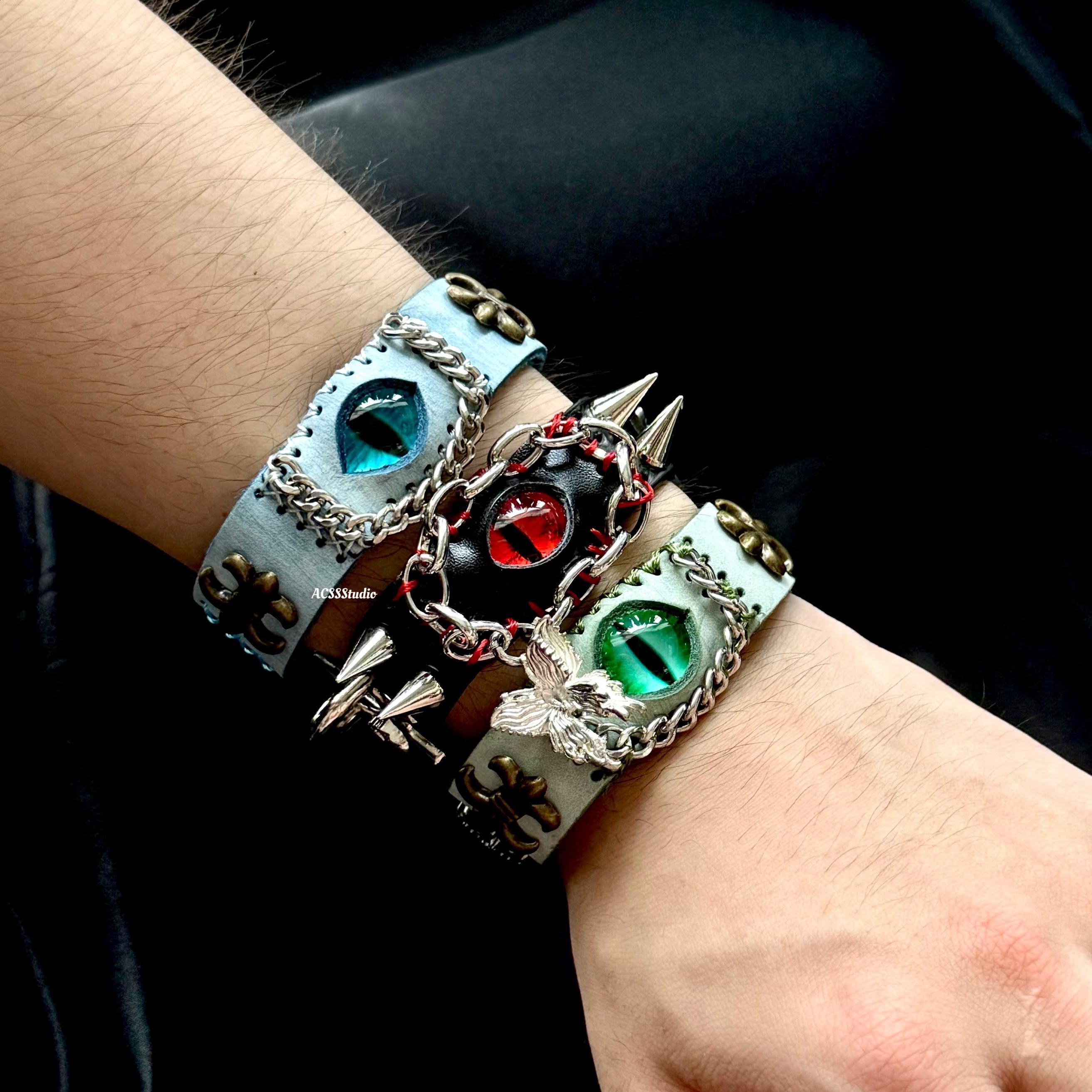 Bracciale Punk Oro Per Ragazze - Set Di 4 Catene Regolabili Con Perle, Eleganti E Versatili, Da Indossare Come Bracciale O Cavigliera
