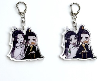 TGXF Acryl-Schlüsselanhänger Tian Guan Ci Fu Acryl-Schlüsselanhänger, Himmelsoffizieller Segen-Schlüsselanhänger,Hua Cheng,Xie Lian,Hua Lian,Geschenk für Freunde