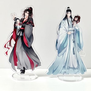 MDZS Acrylic Standee Mo Dao Zu Shi Acrylic Stand, Lan Wangji, Wei WuXian, JiangCheng, Desk Stand, Anime Standee, gift for friend, Anime Gift