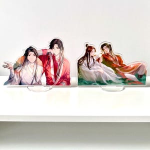 TGCF Acrylic Standee Tian Guan Ci Fu Acrylic Stand, Heaven Official's Blessing Standee, Hua Cheng, Xie Lian, Hua Cheng, Gift for Friend