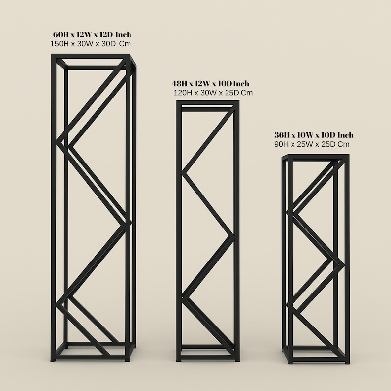 High Vertical Racks Modern Vertical Firewood Rack – Slim Indoor Log Holder, Powder-coat ...