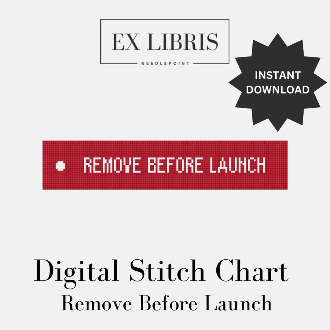 Pre Launching Tag Remove Before Launch Flight Tag | Instant Digital PDF Download, DIY ...