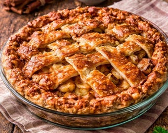 Klassisches amerikanisches Apfelkuchenrezept als PDF zum Ausdrucken – Einfacher hausgemachter Apfelkuchen, Schritt für Schritt
