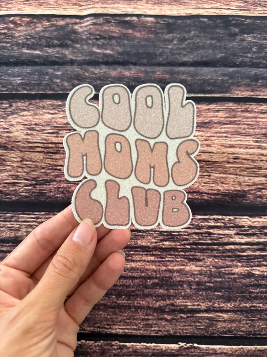 Cool Moms Club Glitter Sticker / Motherhood / Mama / Gifts for Her ...