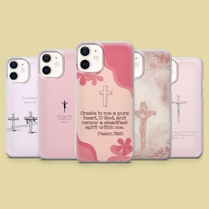 Christianity Phone Case Holy Cross Jesus for iPhone 17Pro, 16, 15, 14, 13, 12, Samsung S25, S24, S23Fe, S22, A16, A26, A56, Pixel 10, 9Pro
