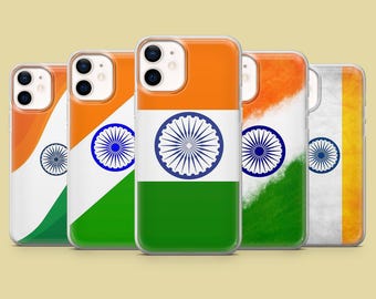 Indian Flag Phone Case India Hindustan for iPhone 17Pro, 16, 15, 14, 13, 12, Samsung S25, S24, S23Fe, S22, A16, A26, A56, Pixel 10, 9Pro
