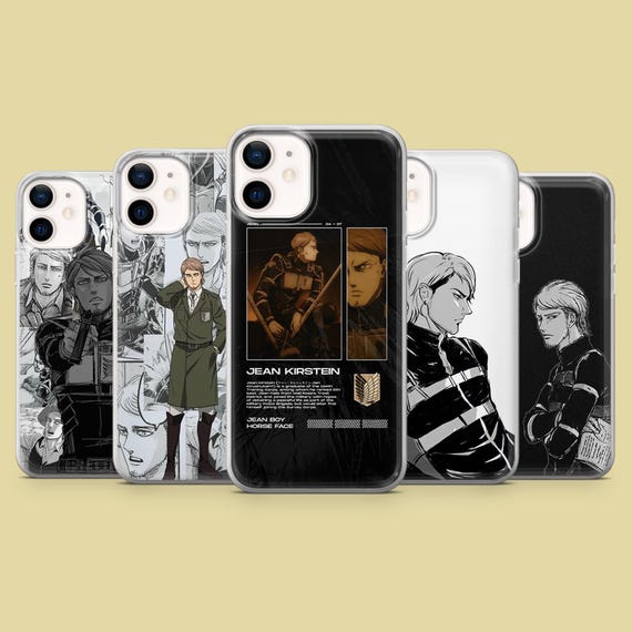Jean Kirstein Phone Case AOT Titan for iPhone 17Pro, 16, 15, 14, 13, 12, Samsung S25, S24, S23Fe, S22, A16, A26, A56, Pixel 10, 9Pro