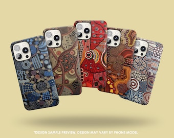 Aboriginal Phone Case Tribal Maori Cover for iPhone 18Pro, 17, 16, 15, 14, 13 Samsung S26, S25, S24, S23, A16, A17, A56, Pixel 11, 10Pro