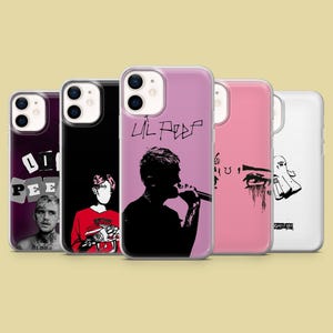 Lil Peep Phone Case Cry Baby Peep Cover for iPhone 16E, Pro, 15, 14, 13, 12, Samsung S25, S23FE, S24FE, A16, Pixel 9Pro, 8A