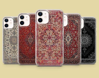 Persian Phone Case Persian Carpet Mediterranean for iPhone 17Pro, 16, 15, 14, 13, 12, Samsung S25, S24, S23, S22, A16, A26, A56, Pixel 10, 9