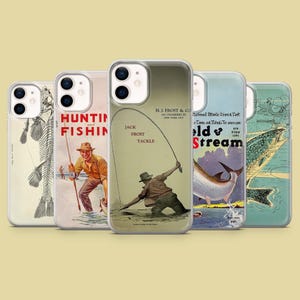 Capa de telefone de peixe, pesca de robalo para iPhone 16E, Pro, 15, 14, 13, 12, Samsung S25, S23FE, S24FE, A16, Pixel 9Pro, 8A