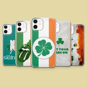 Ireland Phone Case Irish Flag of Ireland Cover for iPhone 17Pro, 16, 15, 14, 13, 12, Samsung S25, S24, S23, S22, A16, A26, A56, Pixel 10, 9