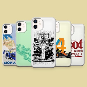 Formula Phone Case F1 Track Cover for iPhone 17Pro, 16, 15, 14, 13, 12, Samsung S25, S24, S23Fe, S22, A16, A26, A56, Pixel 10, 9Pro