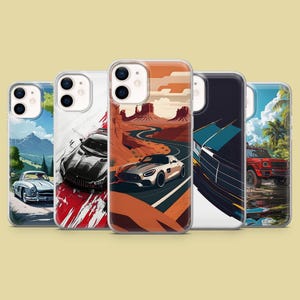 German Car Phone Case Benz Sports Car Cover for iPhone 16E, Pro, 15, 14, 13, 12, Samsung S25, S23FE, S24FE, A16, Pixel 9Pro, 8A