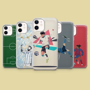 Football Phone Case Soccer Sports for iPhone 16E, Pro, 15, 14, 13, 12, Samsung S25, S23FE, S24FE, A16, Pixel 9Pro, 8A