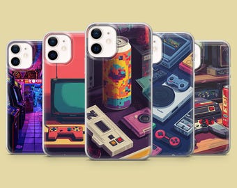 Videospiel-Handyhülle/Konsolenhülle für iPhone 17 Pro, 16, 15, 14, 13, 12, Samsung S25, S24, S23 Fe, S22, A16, A26, A56, Pixel 10, 9 Pro