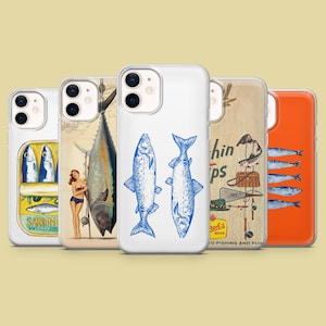 Fisch Handyhülle Fischen Bass für iPhone 16E, Pro, 15, 14, 13, 12, Samsung S25, S23FE, S24FE, A16, Pixel 9Pro, 8A