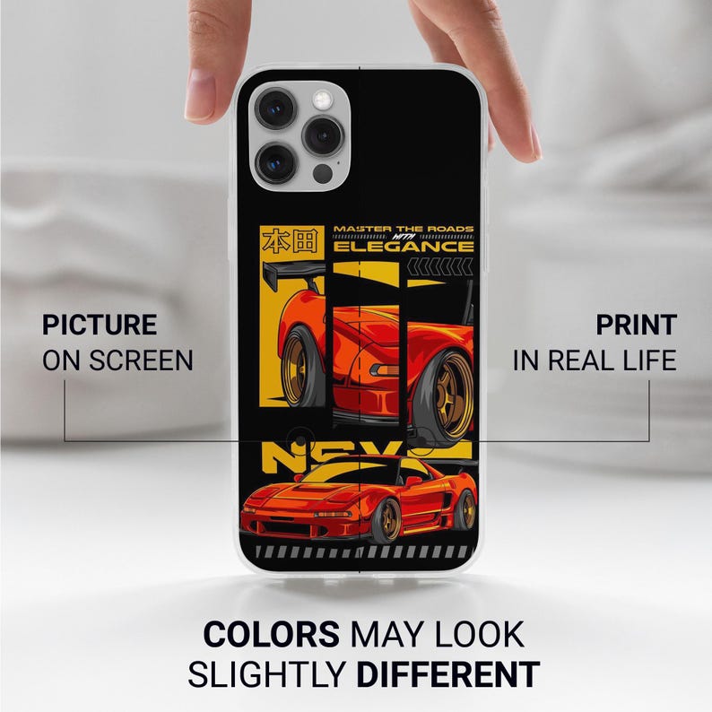 Car Phone Case JDM Cars Cover for iPhone 17pro, 16, 15, 14, 13, 12 ...