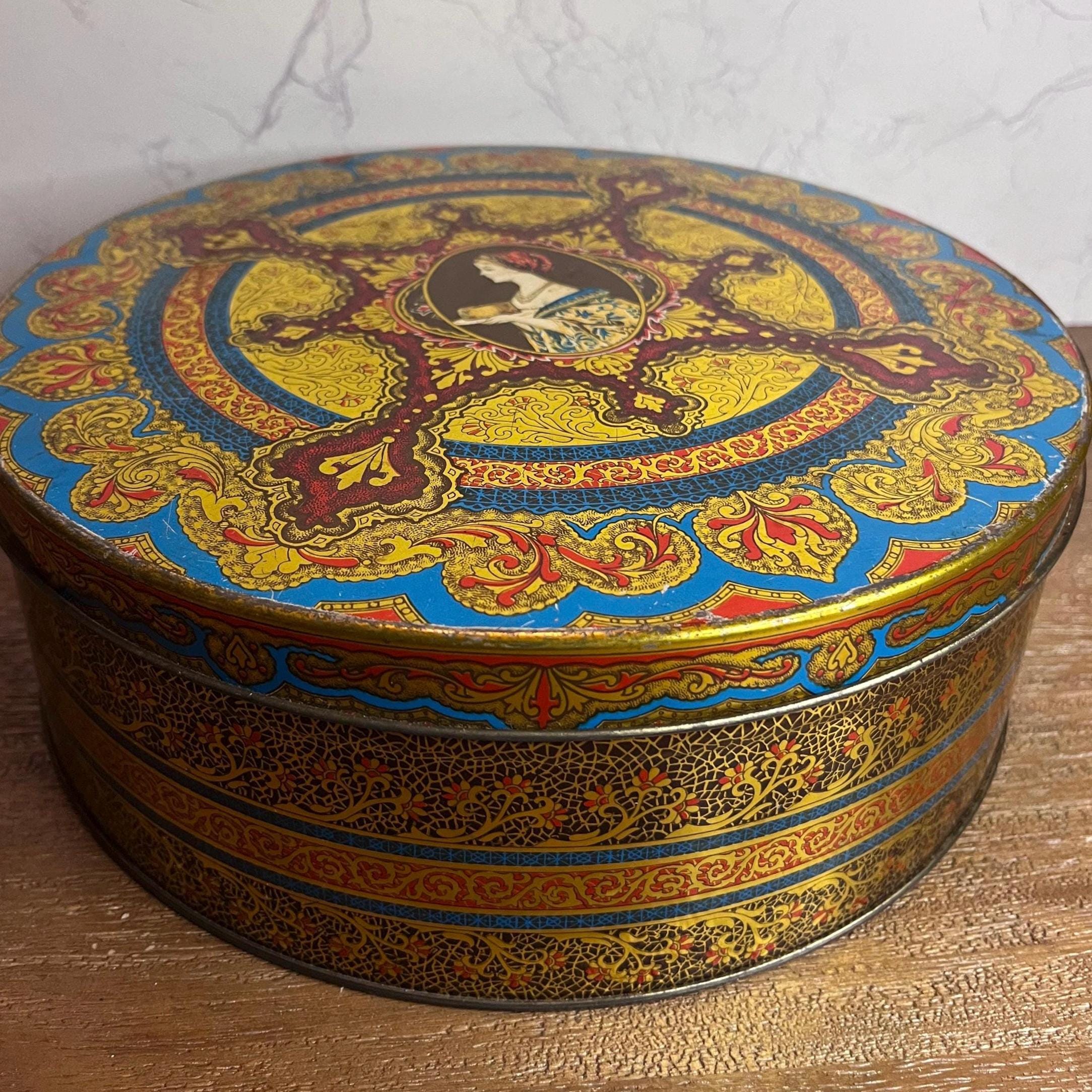 Large Vintage Tins - Etsy